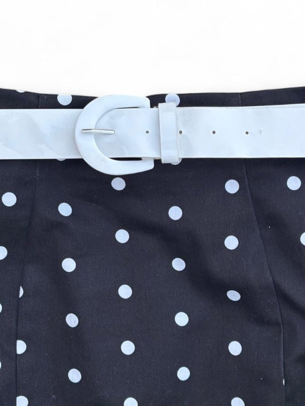 Worthington black and white polka dot pencil skirt - Picture 3 of 6